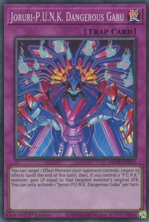 Joruri-P.U.N.K. Dangerous Gabu (Super Rare) (GRCR-EN011) - The Grand Creators 1st Edition