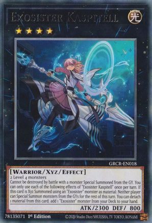 Exosister Kaspitell (GRCR-EN018) - The Grand Creators 1st Edition