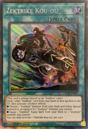 Zektrike Kou-ou (Collector's Rare) (GRCR-EN037) - The Grand Creators 1st Edition