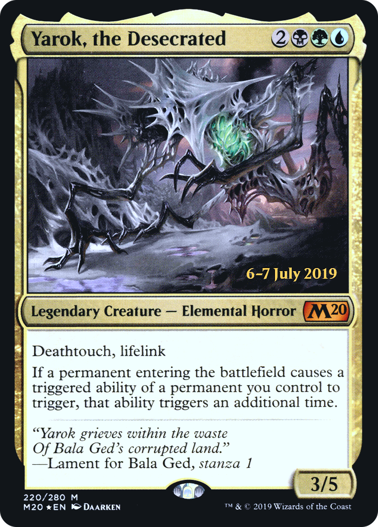 Yarok, the Desecrated (PRE-220) [Core Set 2020 Promos] Foil
