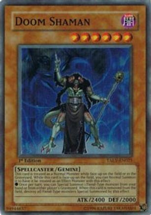 Doom Shaman (Super Rare) (TAEV-EN025) - Tactical Evolution 1st Edition