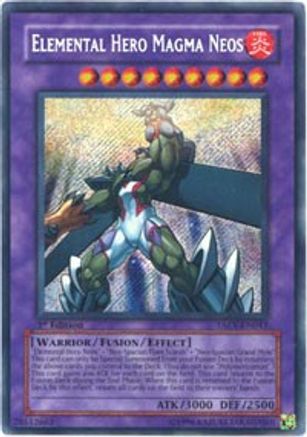 Elemental Hero Magma Neos (Secret Rare) (TAEV-EN043) - Tactical Evolution Unlimited