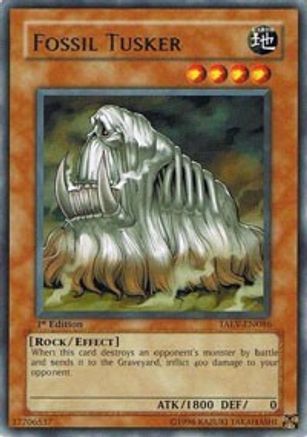 Fossil Tusker (Rare) (TAEV-EN086) - Tactical Evolution 1st Edition
