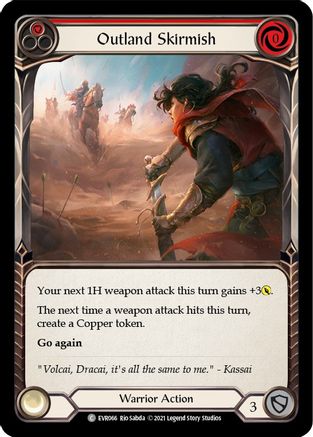 Outland Skirmish (Red) (EVR066) - Everfest 1st Edition