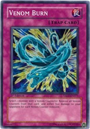 Venom Burn (Common) (TAEV-EN071) - Tactical Evolution 1st Edition