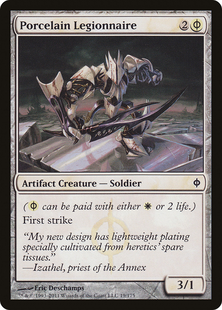Porcelain Legionnaire (NPH-019) [New Phyrexia] Foil