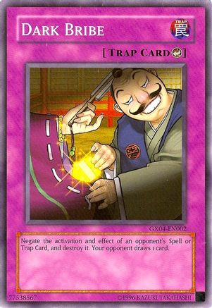 Dark Bribe (GX Tag Force 2) (Super Rare) (GX04-EN002) - Yu-Gi-Oh! Video Game Promotional Cards Unlimited