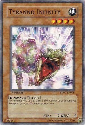 Tyranno Infinity (Common) (SD09-EN009) - Structure Deck: Dinosaur's Rage 1st Edition