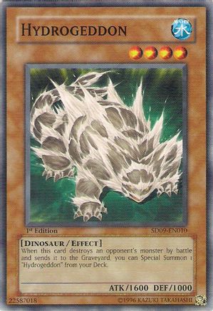 Hydrogeddon (Common) (SD09-EN010) - Structure Deck: Dinosaur's Rage 1st Edition