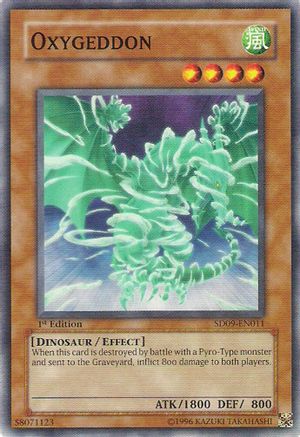 Oxygeddon (Common) (SD09-EN011) - Structure Deck: Dinosaur's Rage 1st Edition