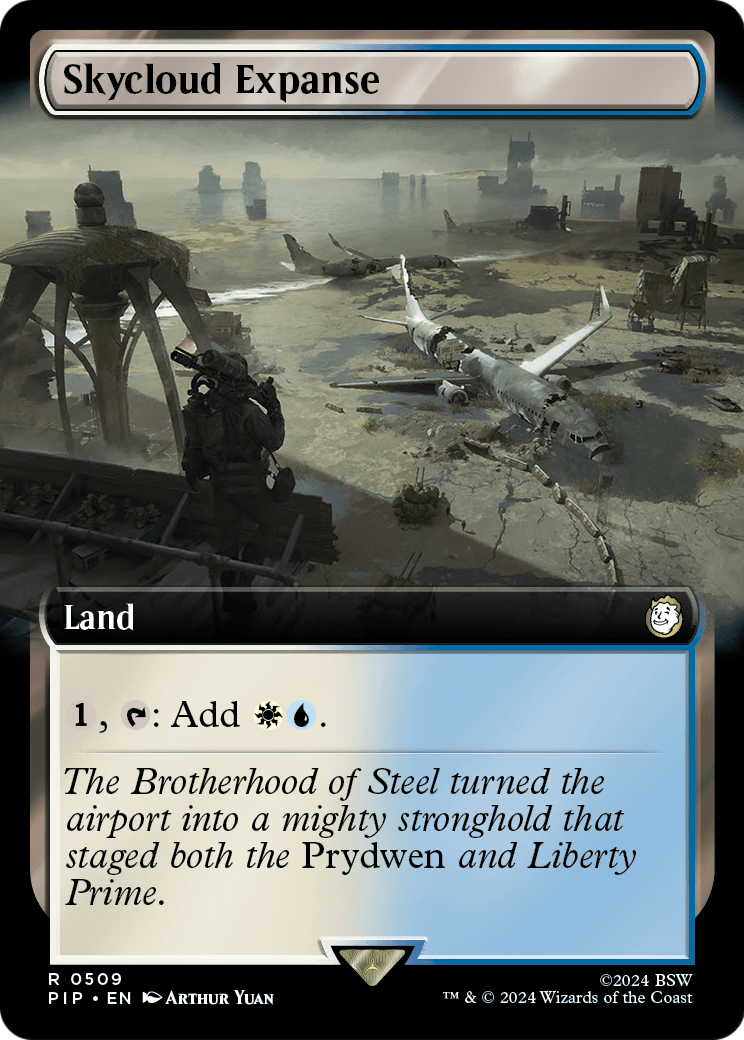 Skycloud Expanse (Extended Art) (PIP-509) [Fallout] Foil