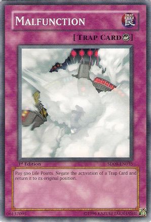 Malfunction (Common) (SD09-EN035) - Structure Deck: Dinosaur's Rage 1st Edition