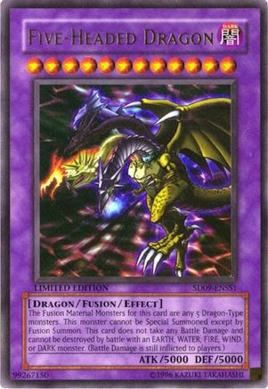 Five-Headed Dragon (Ultra Rare) (SD09-ENSS1) - Structure Deck: Dinosaur's Rage Limited