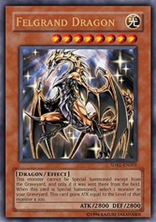 Felgrand Dragon (Ultra Rare) (SDRL-EN001) - Structure Deck: Rise of the Dragon Lords 1st Edition