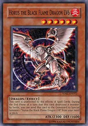 Horus the Black Flame Dragon LV6 (Common) (SDRL-EN012) - Structure Deck: Rise of the Dragon Lords 1st Edition