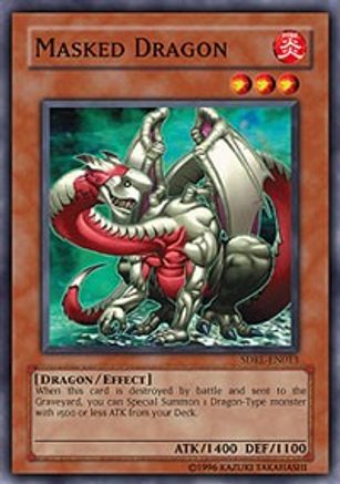 Masked Dragon (Common) (SDRL-EN013) - Structure Deck: Rise of the Dragon Lords 1st Edition