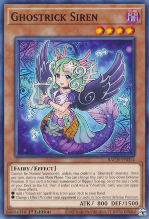 Ghostrick Siren (Common) (BACH-EN014) - Battle of Chaos 1st Edition