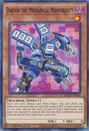 Darton the Mechanical Monstrosity (Common) (BACH-EN033) - Battle of Chaos 1st Edition