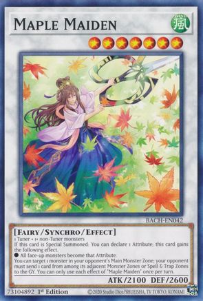 Maple Maiden (Common) (BACH-EN042) - Battle of Chaos 1st Edition