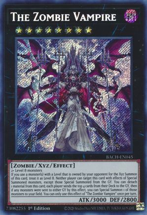 The Zombie Vampire (Secret Rare) (BACH-EN045) - Battle of Chaos 1st Edition