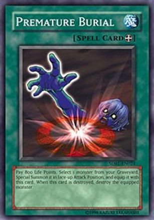 Premature Burial (Common) (SDRL-EN024) - Structure Deck: Rise of the Dragon Lords 1st Edition