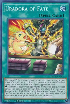 Uradora of Fate (Common) (BACH-EN065) - Battle of Chaos 1st Edition