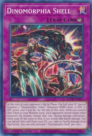 Dinomorphia Shell (Common) (BACH-EN071) - Battle of Chaos 1st Edition