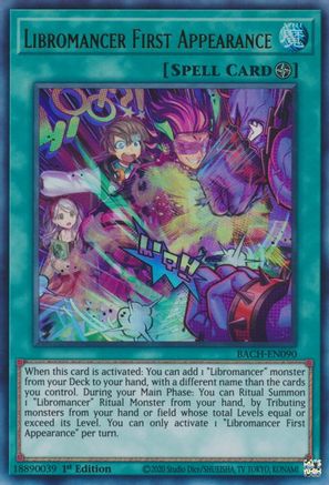 Libromancer First Appearance (Ultra Rare) (BACH-EN090) - Battle of Chaos 1st Edition