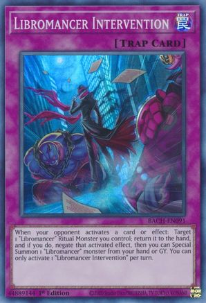Libromancer Intervention (Super Rare) (BACH-EN091) - Battle of Chaos 1st Edition