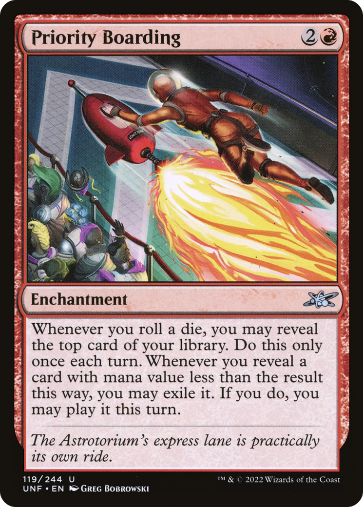 Priority Boarding (UNF-119) [Unfinity] Foil