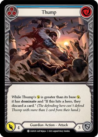 Thump (Blue) (OLD029) - Blitz Deck: Tales of Aria - Oldhim