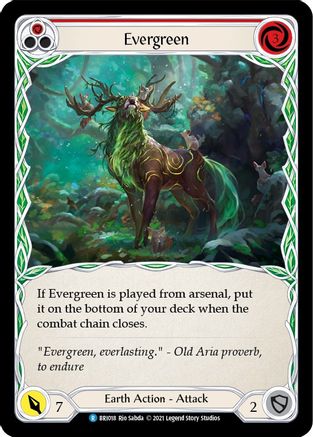 Evergreen (Red) (BRI018) - Blitz Deck: Tales of Aria - Briar