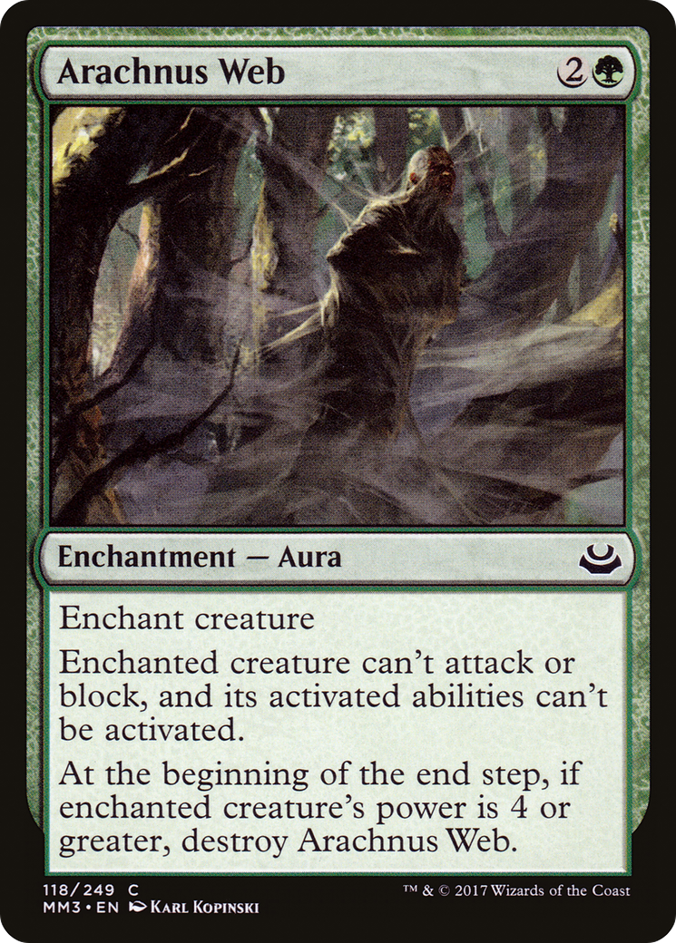 Arachnus Web (MM3-118) [Modern Masters 2017] Foil