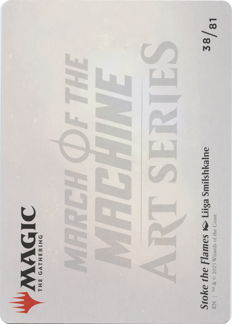 Stoke the Flames // Stoke the Flames (AMOM-038) (Borderless) [March of the Machine Art Series] Foil