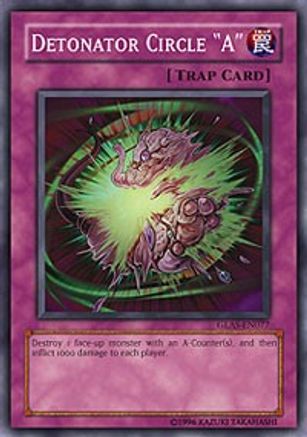 Detonator Circle "A" (Common) (GLAS-EN077) - Gladiator's Assault Unlimited
