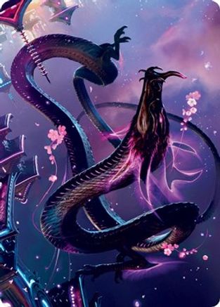 Junji, the Midnight Sky Art Card (38/81) (ASNEO-038) [Art Series: Kamigawa: Neon Dynasty]