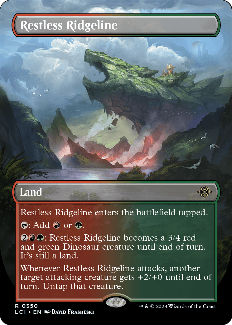Restless Ridgeline (Borderless) (LCI-350) [The Lost Caverns of Ixalan]