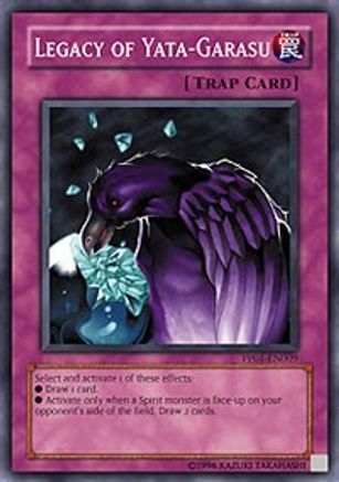 Legacy of Yata-Garasu (Super Rare) (PP01-EN009) - Premium Pack 1 Unlimited