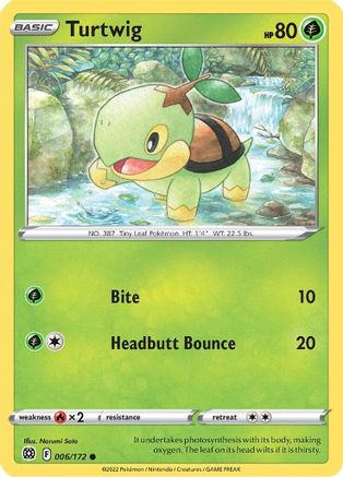 Turtwig (006/172) [SWSH09 Brilliant Stars] - Common