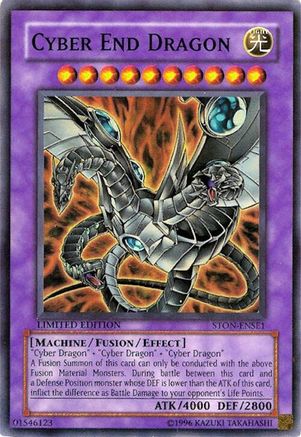 Cyber End Dragon (Super Rare) (STON-ENSE1) - Strike of Neos Limited