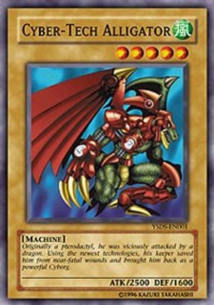 Cyber-Tech Alligator (Common) (YSDS-EN001) - Starter Deck: Syrus Truesdale 1st Edition