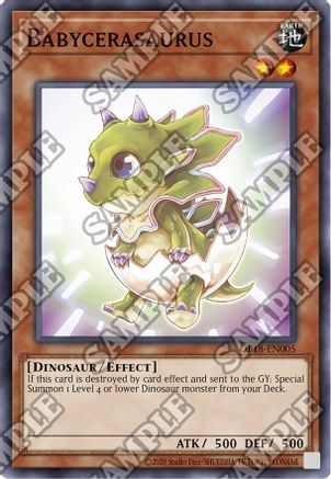 Babycerasaurus (Super Rare) (OP18-EN005) - OTS Tournament Pack 18 Unlimited