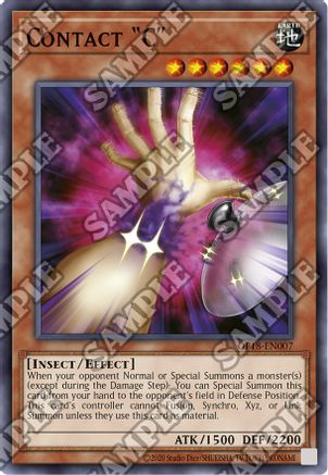 Contact "C" (Super Rare) (OP18-EN007) - OTS Tournament Pack 18 Unlimited