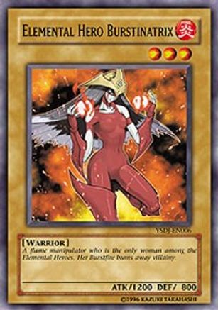 Elemental HERO Burstinatrix (Common) (YSDJ-EN006) - Starter Deck: Jaden Yuki 1st Edition