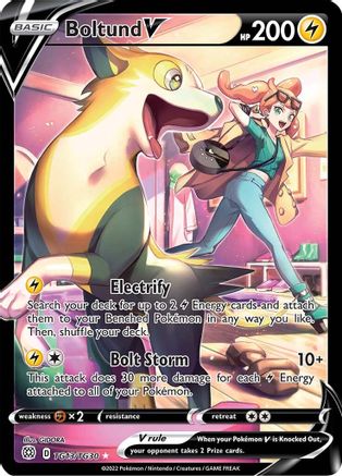 Boltund V (TG13/TG30) [SWSH09 Brilliant Stars Trainer Gallery] Holofoil - Ultra Rare
