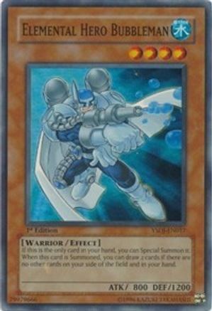 Elemental HERO Bubbleman (Super Rare) (YSDJ-EN017) - Starter Deck: Jaden Yuki Unlimited