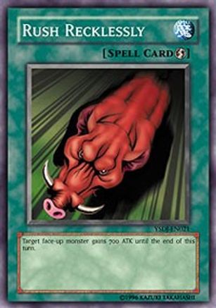 Rush Recklessly (Common) (YSDJ-EN021) - Starter Deck: Jaden Yuki Unlimited