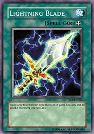 Lightning Blade (Common) (YSDJ-EN023) - Starter Deck: Jaden Yuki Unlimited
