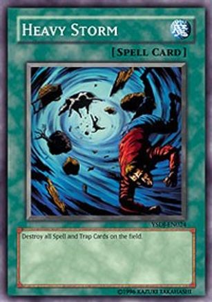 Heavy Storm (Common) (YSDJ-EN024) - Starter Deck: Jaden Yuki 1st Edition