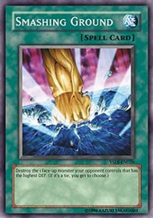Smashing Ground (Common) (YSDJ-EN026) - Starter Deck: Jaden Yuki 1st Edition